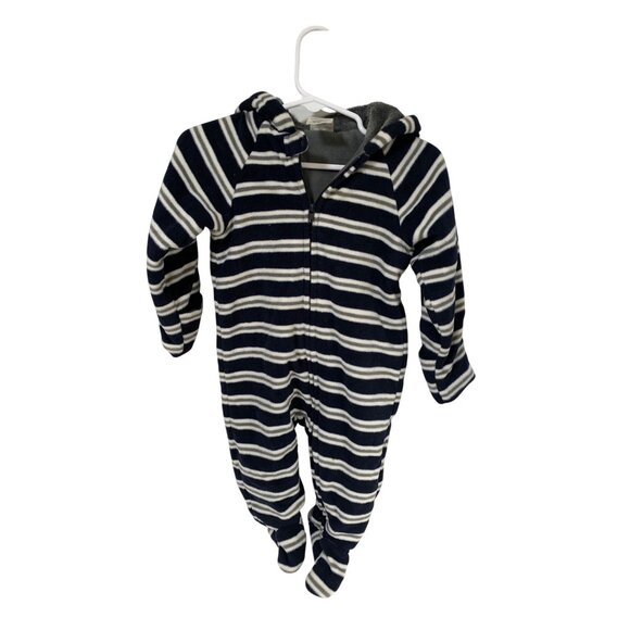 Garanimals Boys Infant Baby Size 6 9 Months Blue Gray White Bunting Coat Jacket - Picture 1 of 5